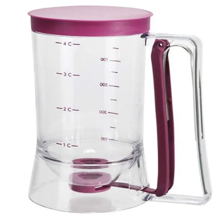 
Pancake Batter Dispenser Perfect Baking Tool for Cupcakes Waffles Muffin Mix Crepes Cake or Any Baked Goods Bakeware Maker 