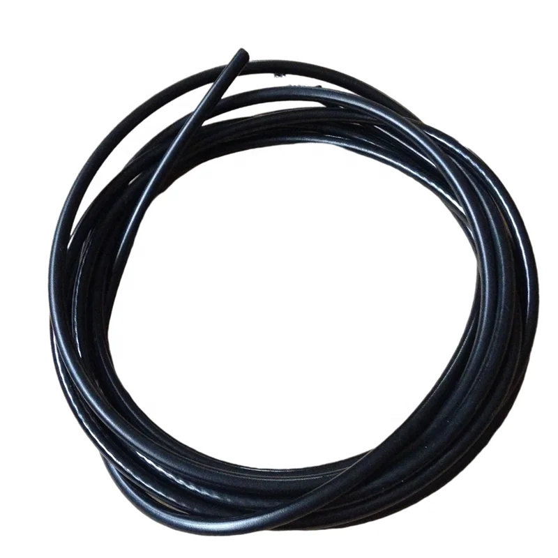 Gym Sport Cable Wire Rope With Coated Black Pvc Steel Wire Rope With Stainless Steel Carabiner