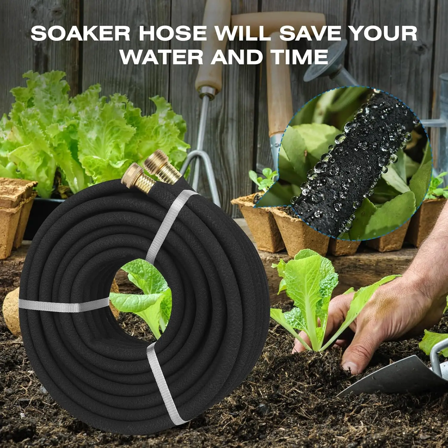 2024 Hot Sale Anti-Oxidation Irrigation Soaker Hose for Garden with Professional Grade Connecting