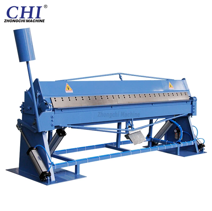 pneumatic iron plate bender hvac duct manufacturing pipe TDF flange forming folding Aluminum composite panel bending machine