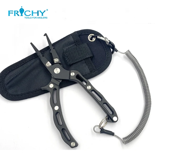 Open Ring Hook Pick Pliers Stainless Steel Fish Pliers Clip Multi-function Fishing Gear