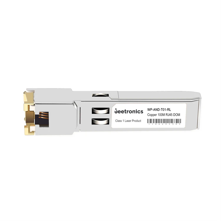 3-я сторона SR SFP 10/100/1000 Мбит/С/медный кабель 100 м RJ45 оптический трансивер