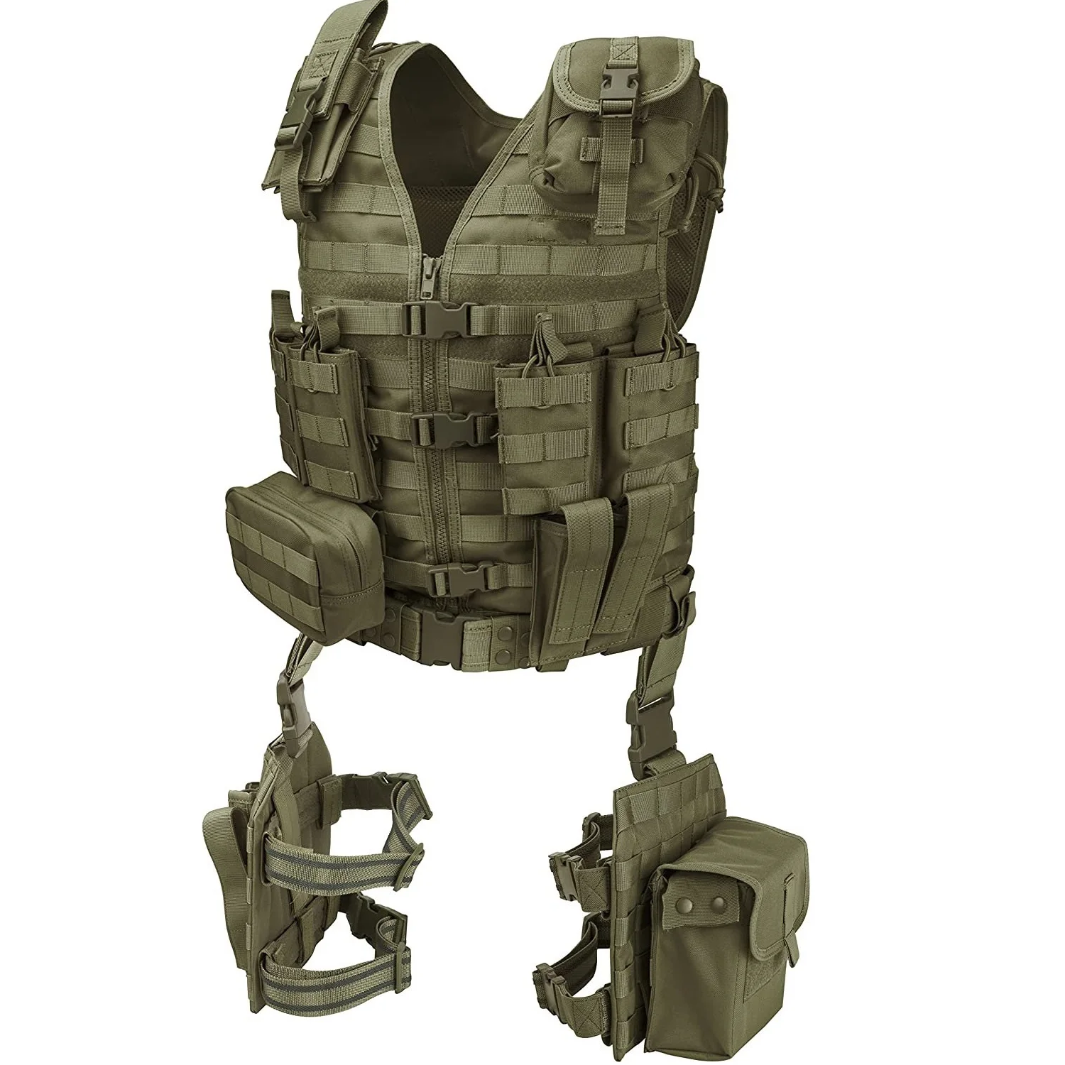 FREE SAMPLE Loaded Gear Tactical Vest or Leg Platforms Training Adults Men Special Forces Adjustable EVA