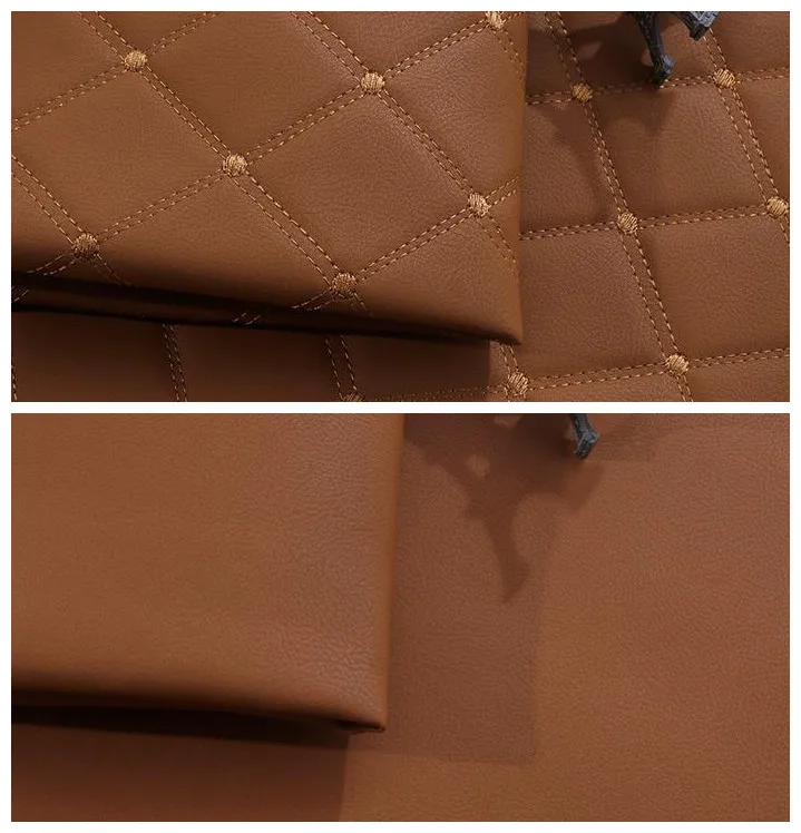 Faux Leather Embossed with foam Synthetic Car Seat Cover Leather