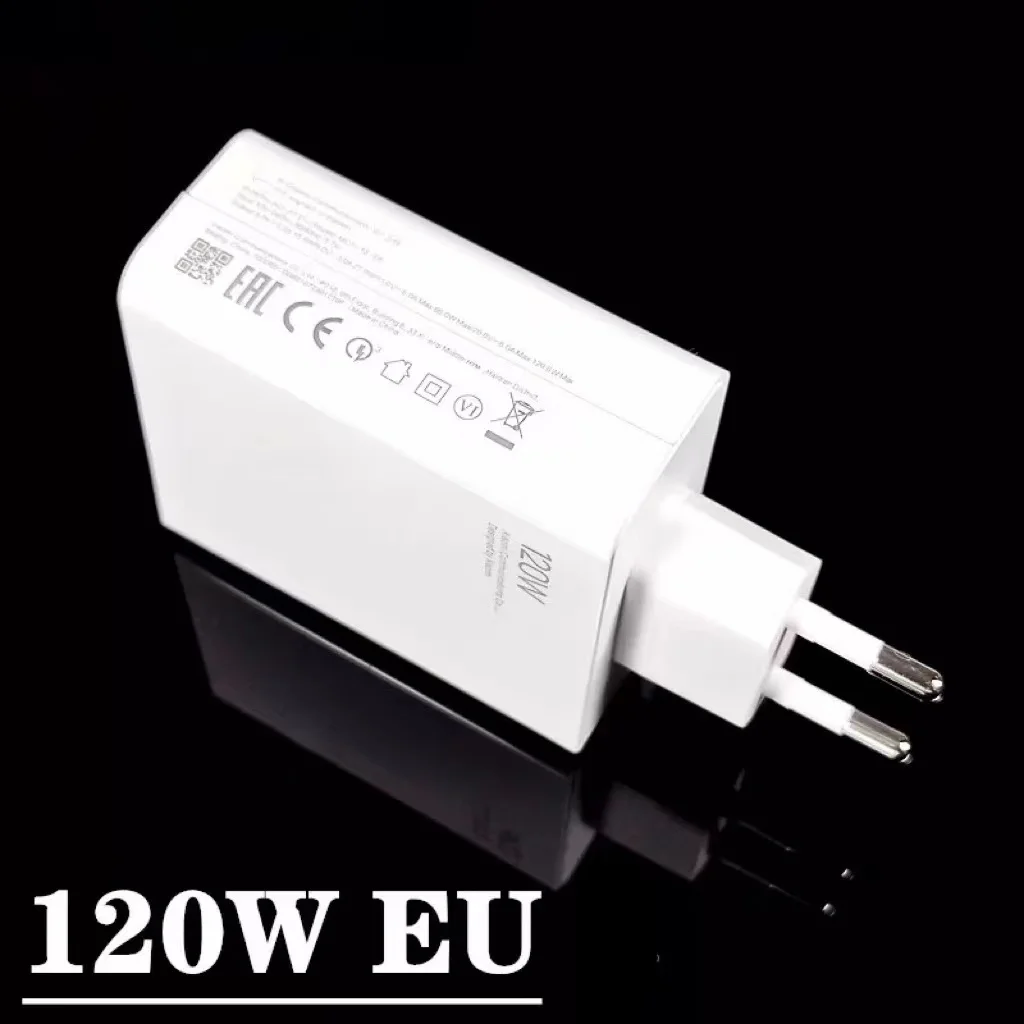 Original 6a cable 120W Charger  EU  Turbo Charge Fast Charger Adapter For Xiaomi Mi 12 Lite /11T Pro/12 Ultra/Mix 4/Redmi K50