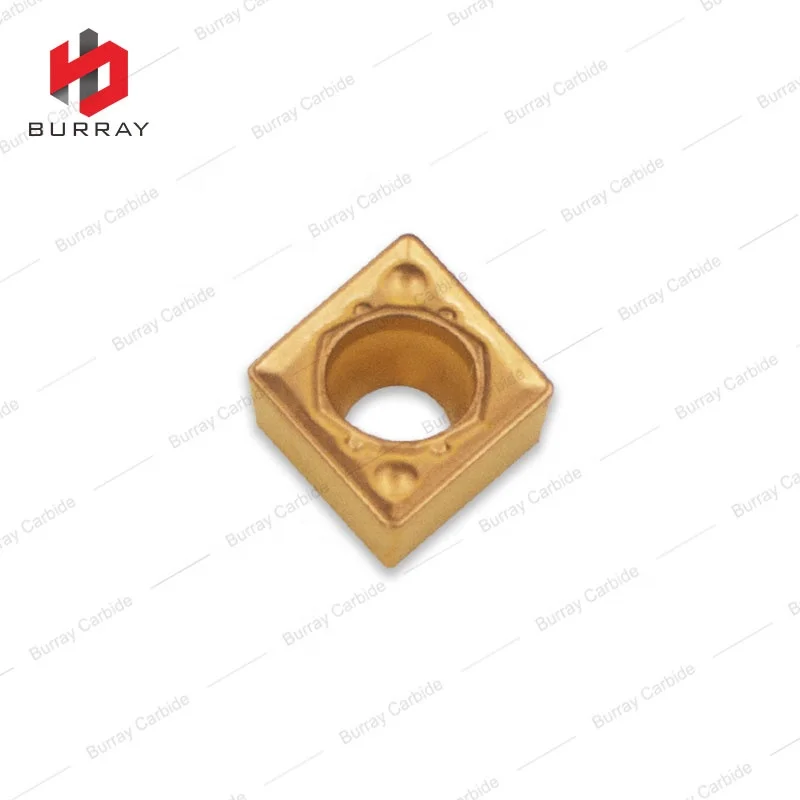 High Performance CCMT060204-HQ Tungsten Carbide Indexable Turning Insert with CVD Coating