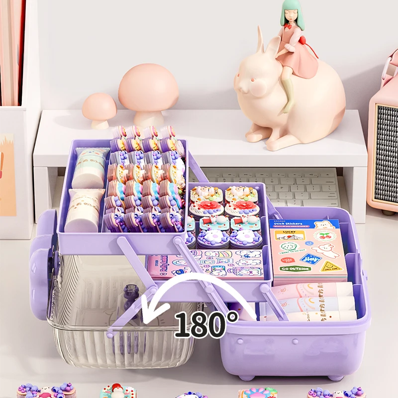 2023 hot selling low price organiser storage box Decorations storage plastic made kids & teen storage