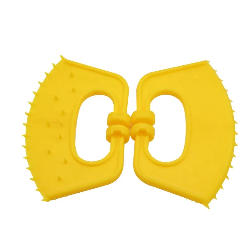 poultry management tool Yellow color Calves Nose Thorn cow Milk Sucking Prevent Plastic Cow Calf Weaner