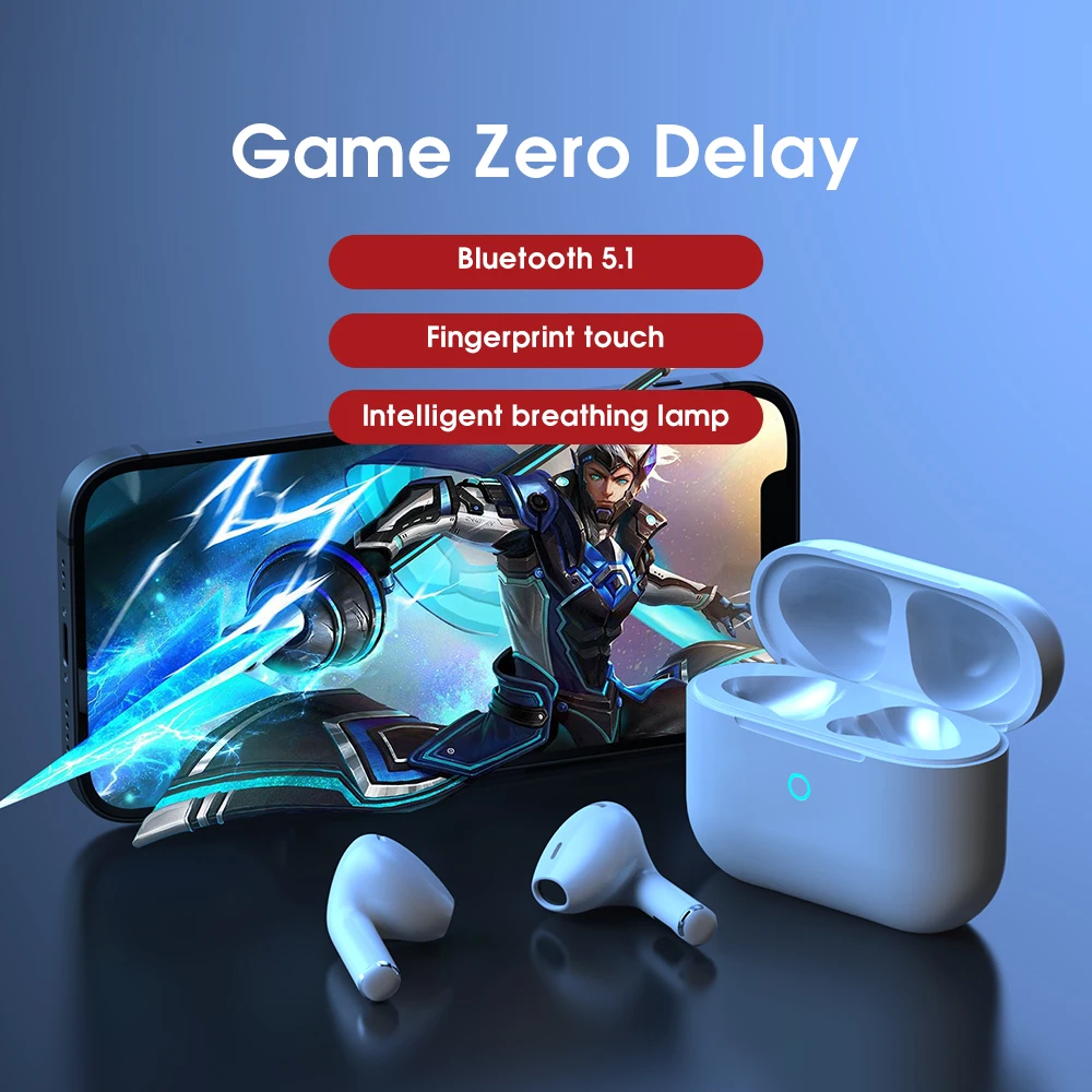 Cheap Price 2022 Wirelles Gaming In-Ear Earphones Blue Tooth Earphone With Type-C Earphone