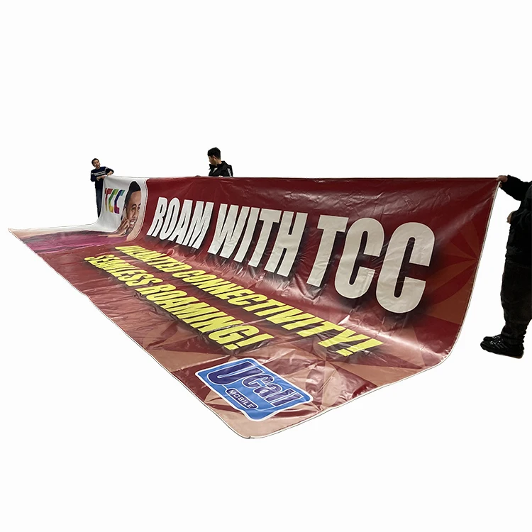 Banner 380g Printing wrinkle-free Vinyl Rolls For Slogan Material Fabric Vinyl Mesh Pvc Flex Banner