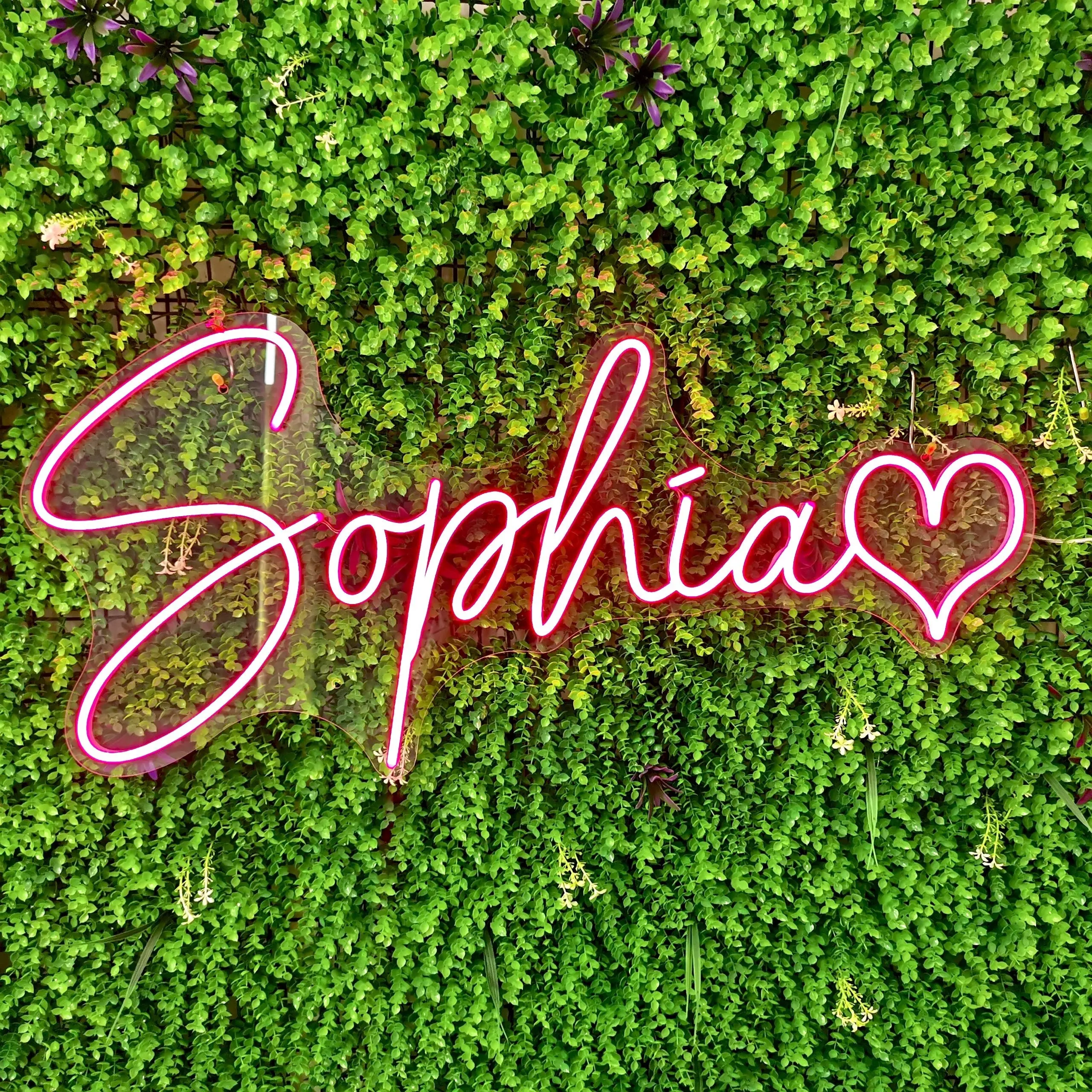 Business neon sign Neon logo LED bar sign custom logo  name light  Wedding Sign LED Gift Room Home Decor