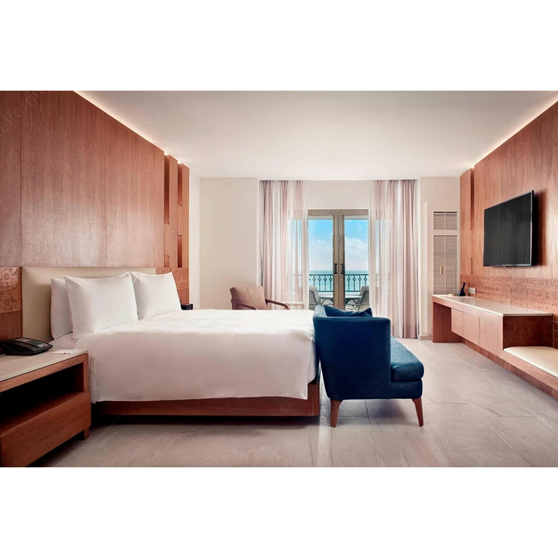 2022 Customized Modern Wood Furniture Hotel Beds For 4 Star Hotel Used