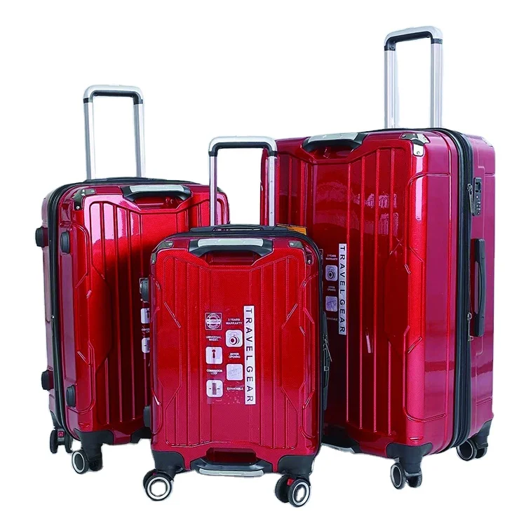 ABS PC fashion travelling hand bags carry on travel bags cabin luggage suitcase set trolly bags sets