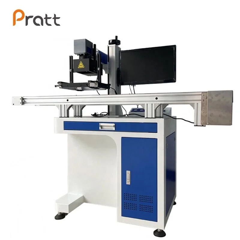 Fiber Laser Marking Ccd Visual Positioning Laser Coding Machine Flying Fiber Laser Marking Machine