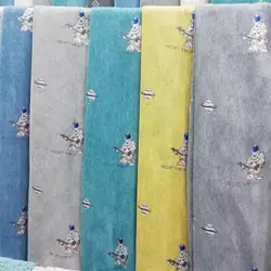 Customized High quality European curtain blackout linen curtain fabric for home