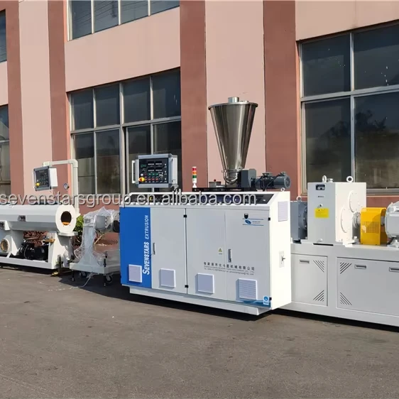 Sevenstars Factory Price Hot Sale Easy To Operate 50-110mm PVC Plastic Pipe Extruder Production Line