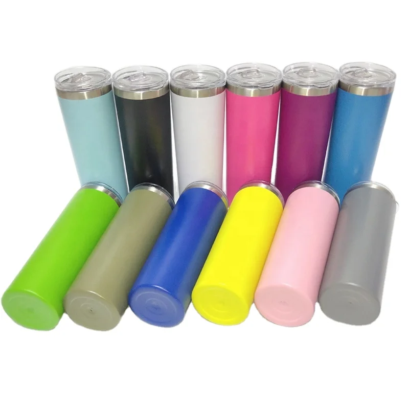 20 oz Vacuum Insulated Stainless Steel Slim Cup Tumbler