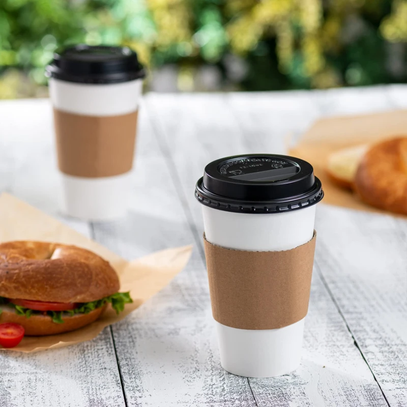 Disposable Paper Cup Hot Pla Coffee 4oz 5oz 6 oz 7oz 8oz Paper Cups With Logo Paper Coffee Cup