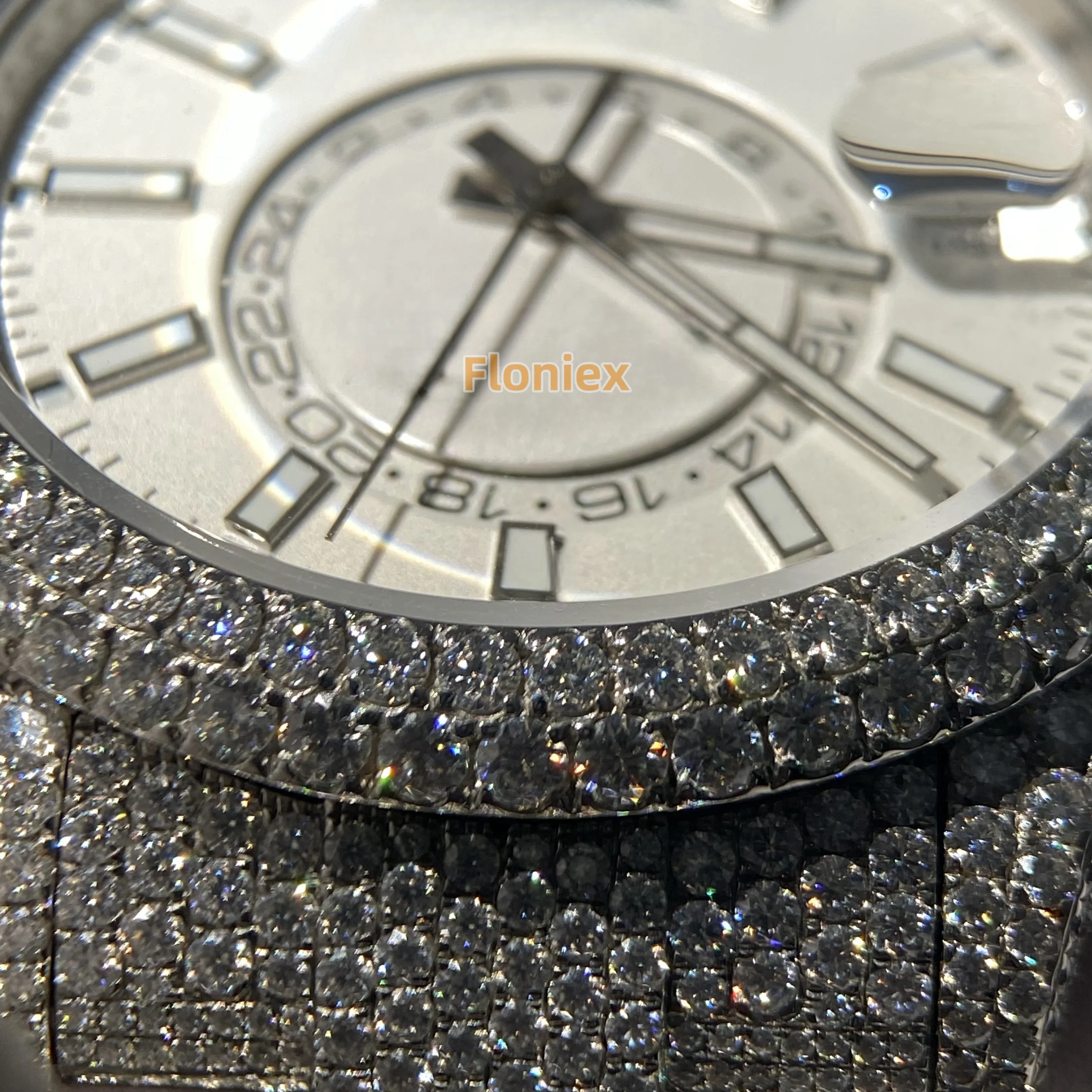 Iced Out VVS Moissanite Hip Hop Watch Jewelry Custom Luxury Mechanical Watches 1/VS1 GRA