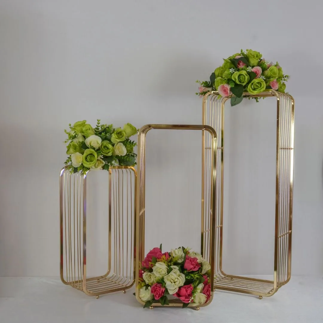New Luxury Wedding Centerpieces Gold  Wedding Vases Centerpieces Decoration Flowers Wedding Decoration Table Centerpiece