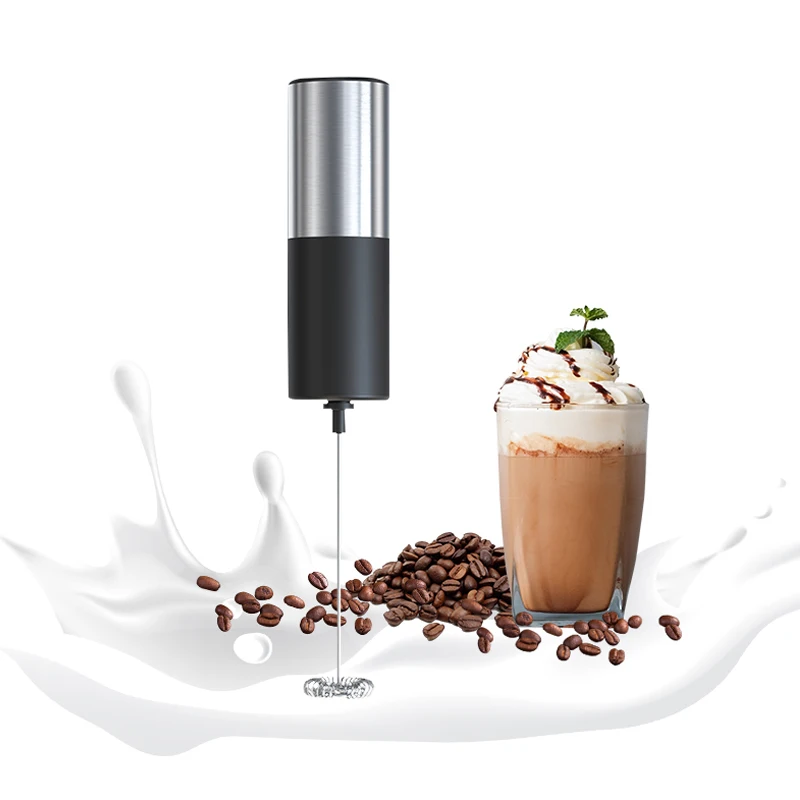 Battery Operated Automatic Hand Milk Frother Drinks Electric Milk Frother With Coffee And Tea