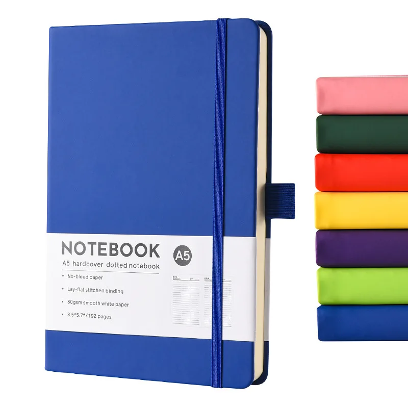 Custom Cheap Bulk Wholesale Luxury Custom Logo Journal Hardcover Notebooks A5 Leather Notebooks For School