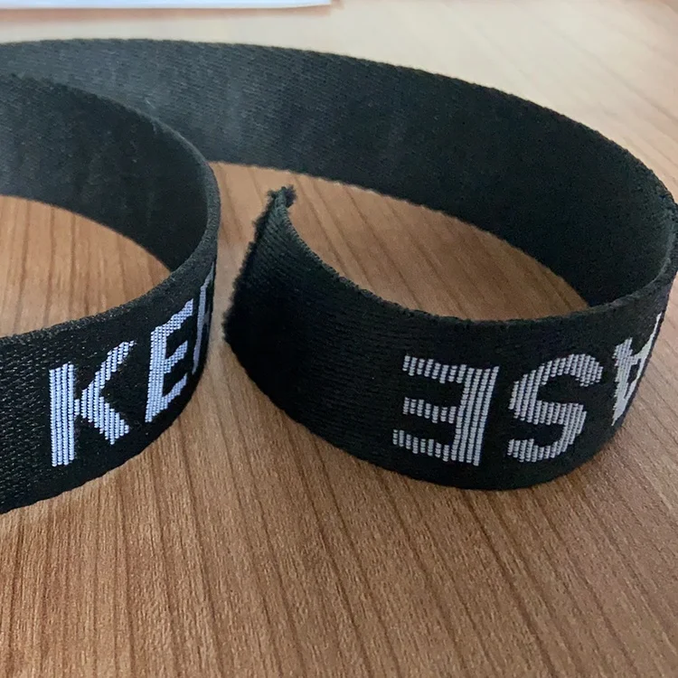 Custom Colorful Nylon Webbing Woven Jacquard Ribbon