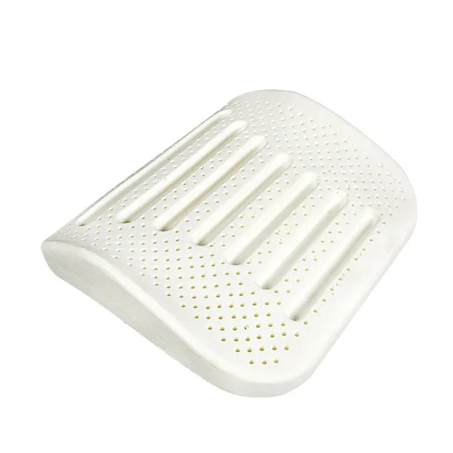 
multi function natural latex massage waist back car seat cushion pillow for car/office 