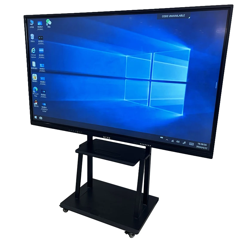 Dual System Smart Interactive Whiteboard Education Training Equipment Digital Electronic Smart Board