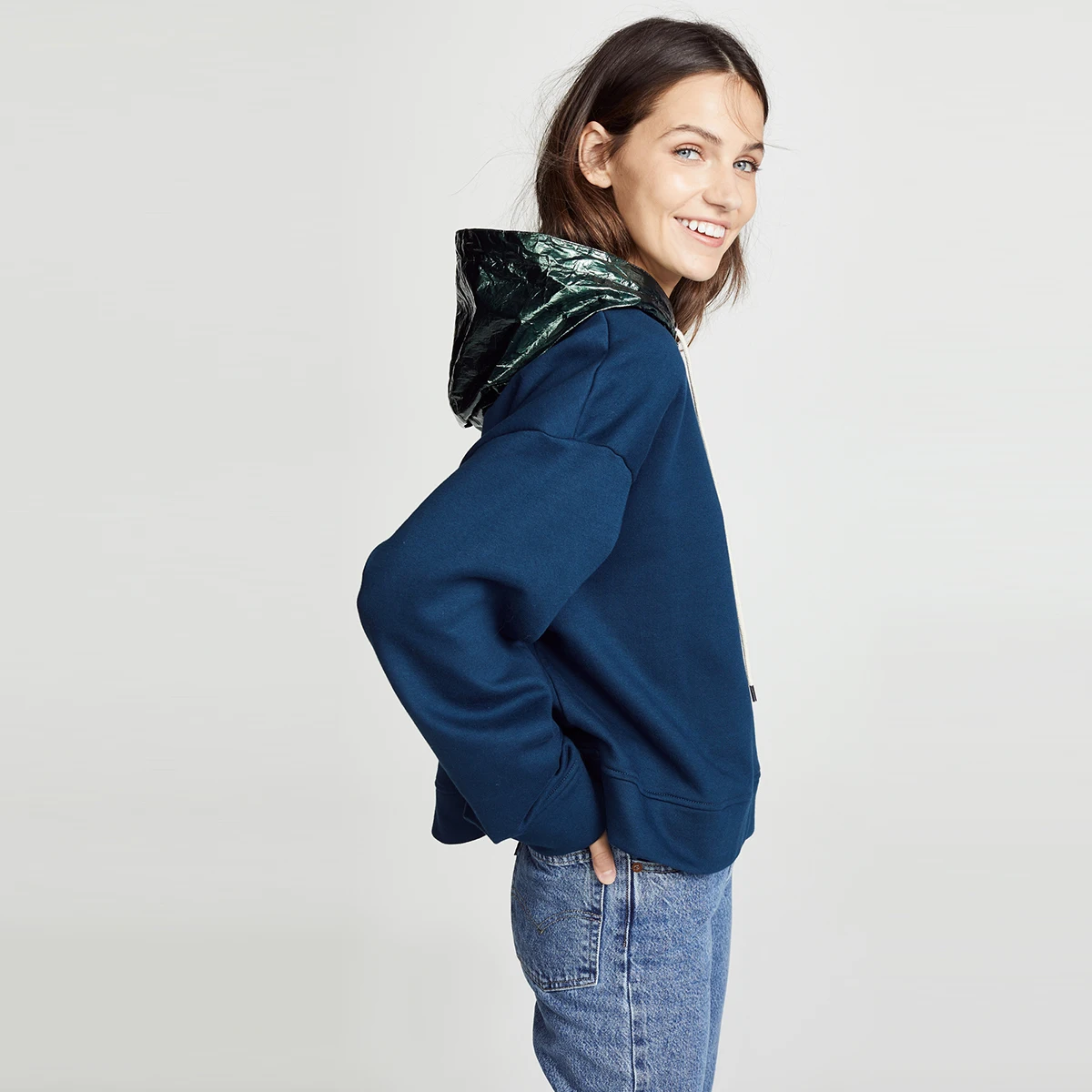 Leisure Cheap Price High Quality Easy Matching Girl Autumn Women Slim Looking Pullover Cotton