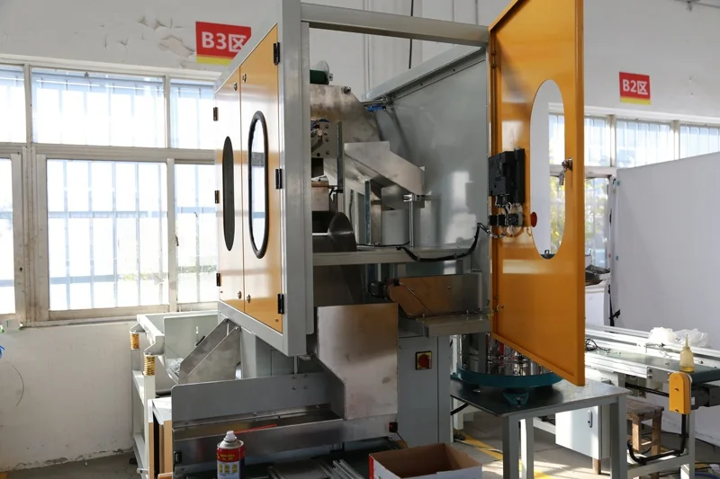 Full-automatic Screw Nuts and Bolts Hardware Carton Box Packing Machine by Shanghai Feiyu