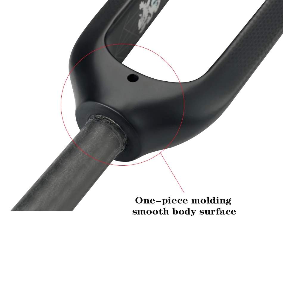 KRSEC Carbon fork Ultra light  26/27.5/29  MTB fork 3Kcarbon fiber fork disc brake