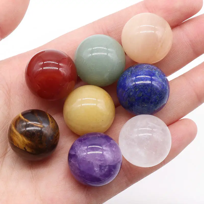 Hot sale wholesale 14mm natural rock polished gemstone beads red brecciated jasper stone sphere crystal ball stone ball