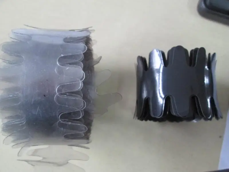 Hot sale low price Acetate Cellulose handbag / Shoelace tipping plastic film with gear or without gear for tipping machine