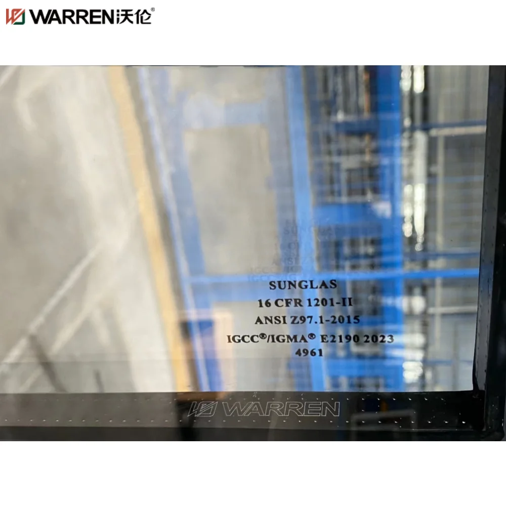 Warren 48x80 французские двери поставщик черные алюминиевые окна и немецкий