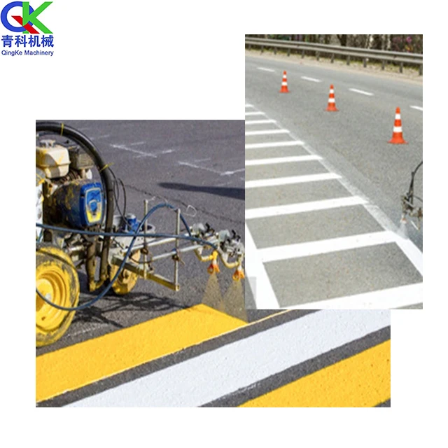 High quality Automatic Airless Line Striper  cold liquid spray painting road marking machine for price