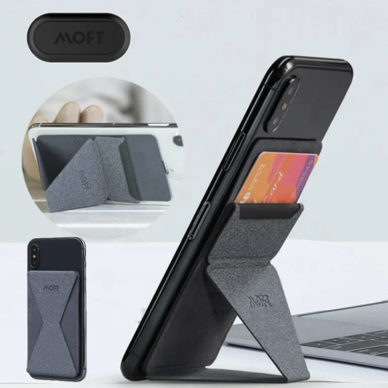 
MOFT X Portable Smartphone Kickstand(With Card holder Version) Removable Foldaway Phone Holder 