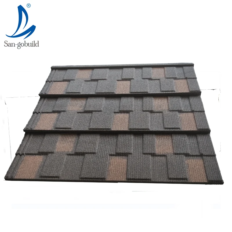 West Africa Nigeria Wholesale Cheap Prices Step Tiles Roofing Sheet Curved Galvalume Steel Stone Coated for House