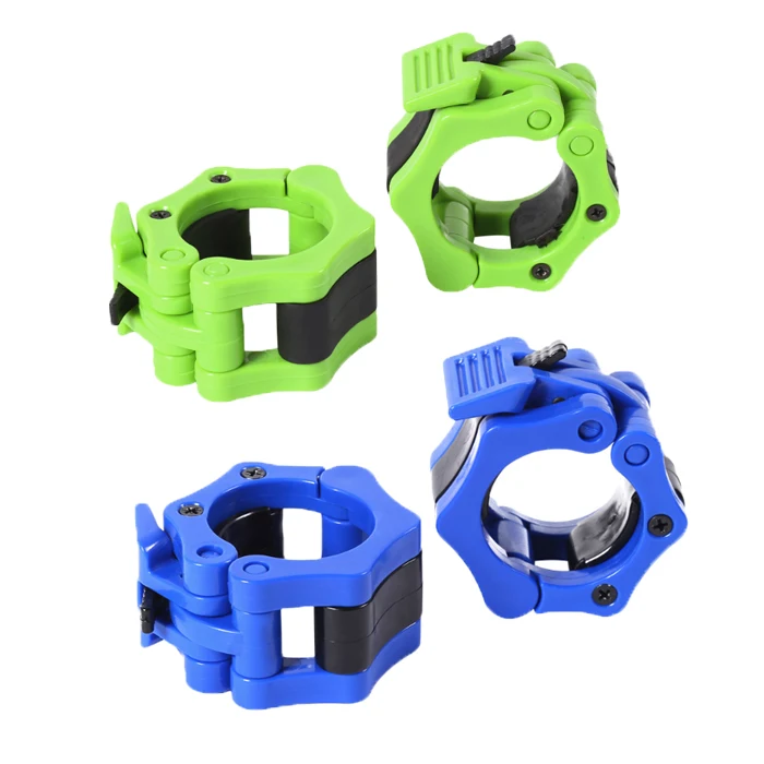 Weightlifting Fitness Training 2 inch Quick Release Pro Barbell Clamps Collars Clips