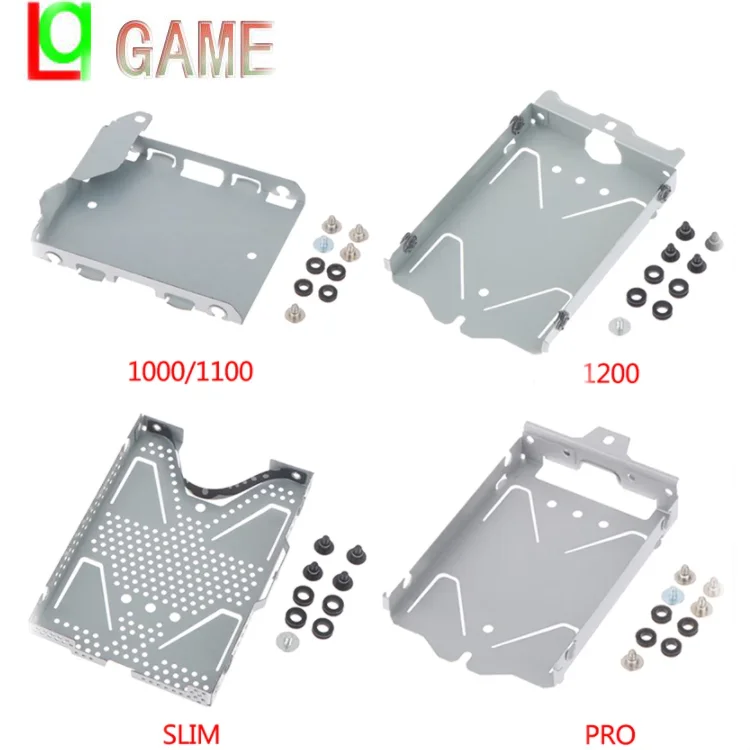 HDD Hard Disk Drive Caddy Mounting Bracket For PS4 1000/1100 1200 Slim PRO Console Accessories HDD Bracket Holder With Screws