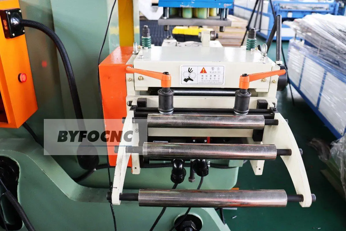 BYFO J23 80T High Speed Series C Type High Performance Power Press Feeder For Aluminum Iron Steel Punching line