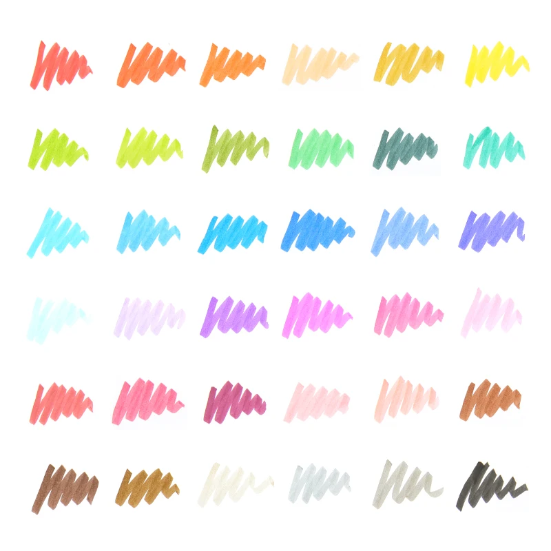 Mobee P-643 36colors new design washable marker colorful sketch pen water art marker factory price kids washable marker set