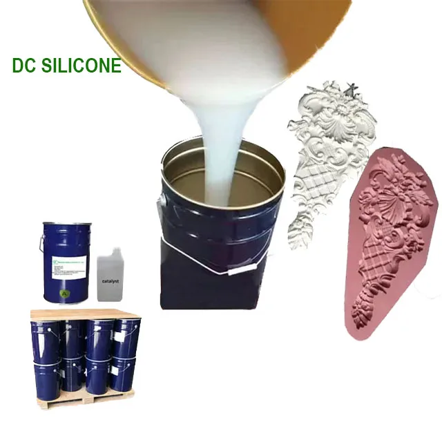Plaster Molds Making 10 ShoreA Hardness Liquid RTV2 Tin/Condensation Cure Silicone Rubber With 2%-3% Hardener