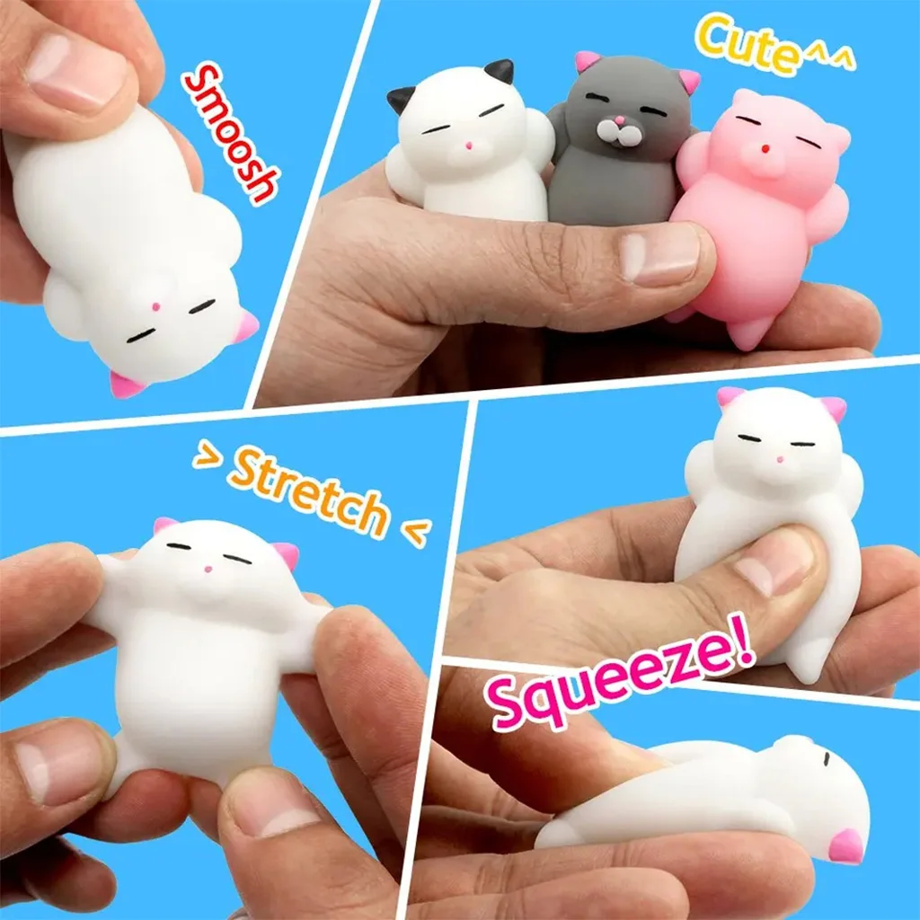 wholesale anti stress fidget rubber custom slow rising cute small mini animal kawaii stretch mochi squishy squeeze toys for kids
