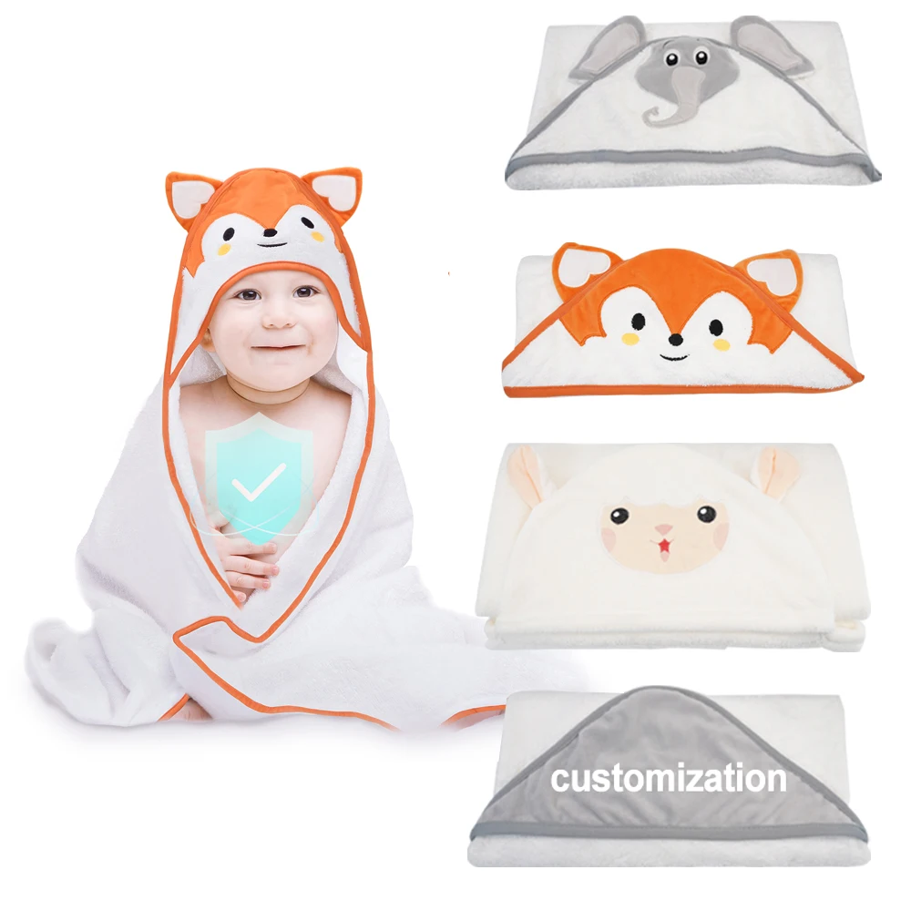 bamboo towel kids organic bamboo hooted baby bath towel hoodie towel for baby