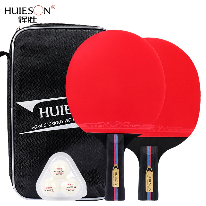 
Huisheng S600 professional table tennis racket into a set of family entertainment arena training competition special pingpong 