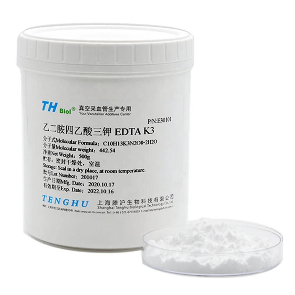 High Quality Blood Collection PET GLASS Tube EDTA K3 for Tenghu Vacutainer BCT filling machine