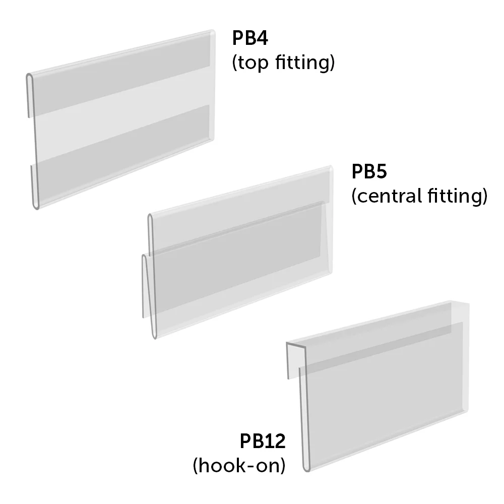 Supermarket Advertising PVC Shelf Display Wobbler Shelf Talker