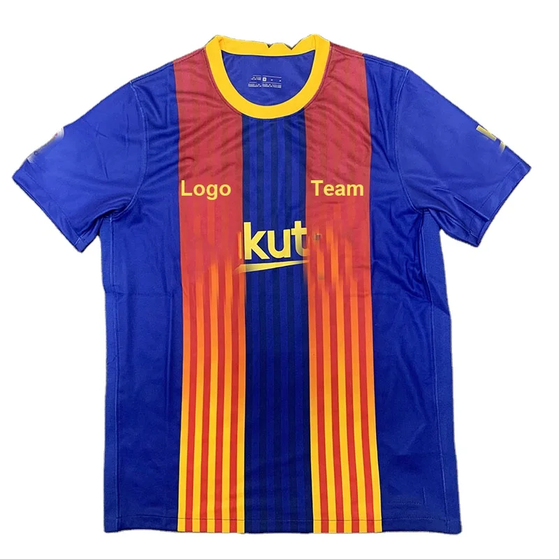 Hot Sale  Sport Soccer Wear Thai Quality Club Team Football Jersey Fans Version