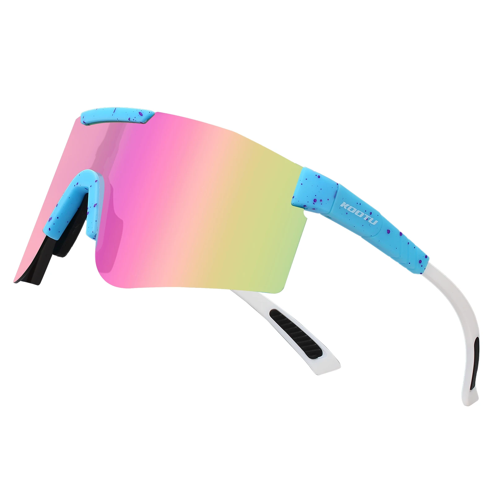KOOTU spotted glasses lightweight optical cycling glasses plastic frame sports glasses